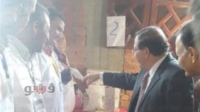 بالصور.. إجراء الكشف الطبي على 1300 حالة في حملة طبية بطوخ