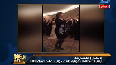 بالفيديو.. وصلة رقص لإلهام شاهين في حفل زفاف حفيد عبد الناصر