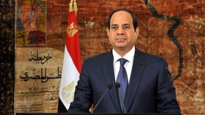 السلام الجمهوري في استقبال السيسي بأكاديمية الشرطة