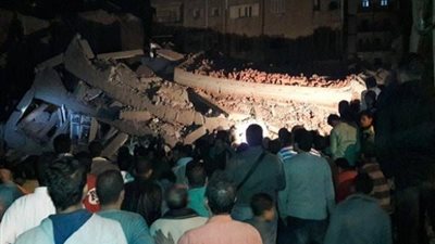 انهيار عقارين آخرين بجوار عقار بولاق أبو العلا