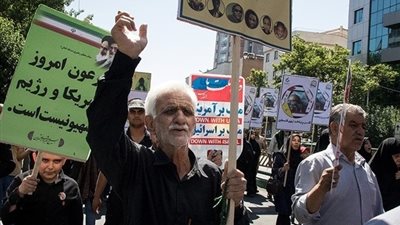 يهود إيران يشاركون في مسيرات يوم القدس بطهران