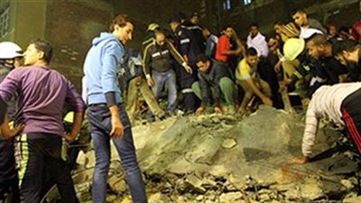 ارتفاع مصابي انهيار 3 عقارات في بولاق أبو العلا لـ 7 أشخاص