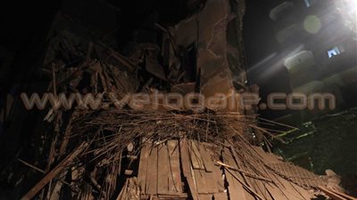 النيابة تجري معاينة لموقع انهيار 3 عقارات في بولاق أبو العلا