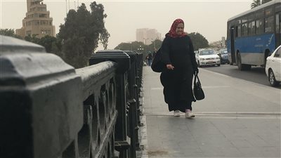 عاصفة ترابية تغطي سماء القاهرة والجيزة (فيديو وصور)