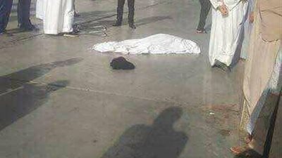 بالصور.. وفاة حاجة عراقية بعد سقوطها من الطابق لـ14 بالمدينة المنورة