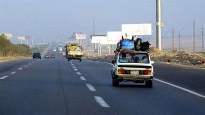 تحويلات مرورية على طريق الإسكندرية الصحراوي بسبب إنشاء كوبري مشاة