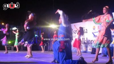 بالفيديو.. افتتاح مهرجان الفنون الشعبية بمشاركة «النمنم» و«مميش»