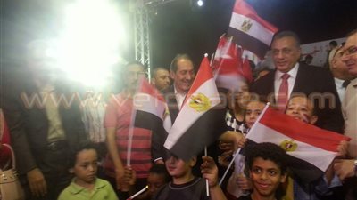 بالصور.. محافظ الجيزة يشارك في الاحتفال بذكري «30 يونيو»