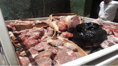 إعدام طن لحوم وألبان فاسدة بعد ضبطها في العبور والمقطم والأميرية