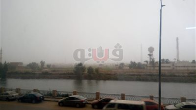 عاصفة ترابية تضرب القليوبية (صور)