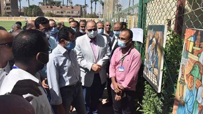 وزير الشباب يفتتح 3 ملاعب  بمركزي شباب الواسطى والفتح بأسيوط | صور