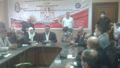 جبالي المراغي: الدولة المصرية حريصة على توفير السلامة والصحة المهنية للعمال