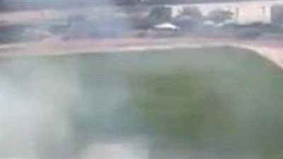 حريق هائل بإستاد طنطا.. وقوات الحماية المدنية تحاول السيطرة عليه | صور