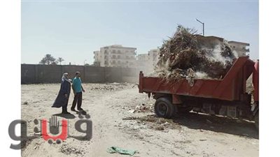 رفع ٤٠ طنا من المخلفات عن قرية الحجاز
