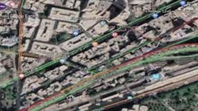 الحالة المرورية بشوارع القاهرة اليوم الإثنين من خلال 