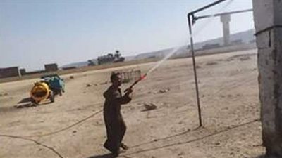 حملات تطهير وتعقيم للأسواق بأسيوط  | صور