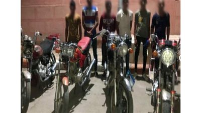 سقوط تشكيل عصابى لسرقة الدراجات النارية بسوهاج