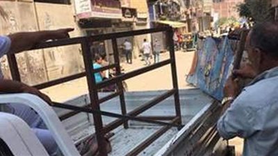 تحرير 8 محاضر  في حملة لازالة الاشغالات بالشرقية