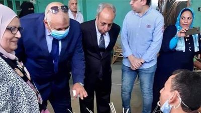 محافظ الوادي الجديد يتفقد مؤسسة قصر النور لرعاية المكفوفين