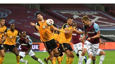 وست هام يسحق وولفرهامبتون 0/4 في الدوري الإنجليزي