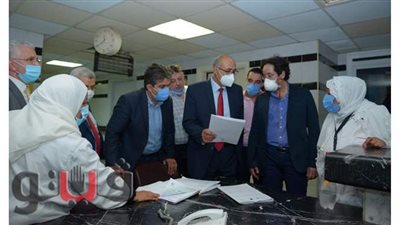 القائم بأعمال رئيس جامعة طنطا يتفقد سير العمل بالمستشفيات