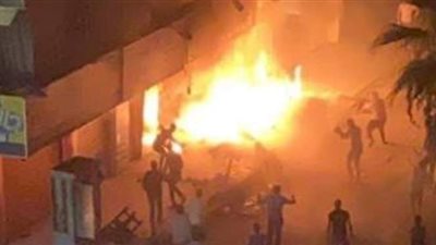 بعد٤ ساعات من محاولات الإطفاء..  السيطرة على حريق في مخزن دخان  بالمنصورة