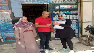 مجلس مدينة كفر شكر يحصر المحال غير المرخصة