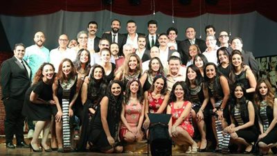 زاهي حواس ونجوم الفن فى أولى ليالى 