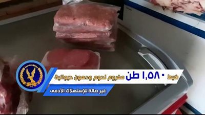 مباحث التموين تصادر 9 أطنان كبدة فاسدة و311 ألف عبوة سجائر بالسوق السوداء