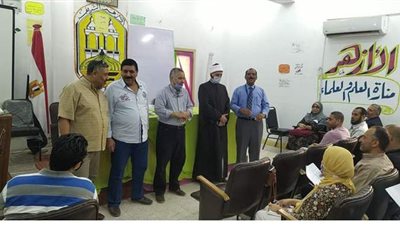 وكيلا الإسكندرية الأزهرية يتفقدان عدة تدريبات بمركز الخدمة والنشاط بميامي