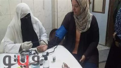 توقيع الكشف الطبي علي أهالي قرية دهشور بالجيزة