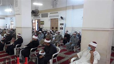 وكيل أوقاف بورسعيد يشدد على تعقيم المساجد ومراعاة التوقيت الزمني لخطبة الجمعة | صور
