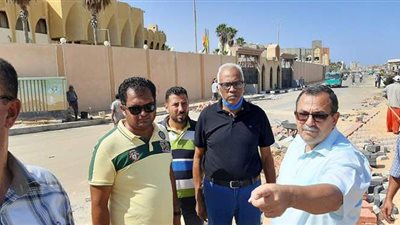 نائب محافظ شمال سيناء يتفقد مشروع تطوير مدينة العريش | صور