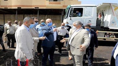 محافظ بني سويف يتفقد أعمال تطوير ورفع كفاءة سوق ترعة البوصة | صور