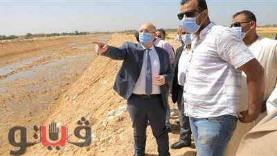 محافظ بني سويف يتفقد مشروع إعادة تأهيل مخر سيل سنور استعدادا للأمطار