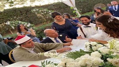 بالصور.. حفيد عمر الحريري يحتفل بعقد قرانه