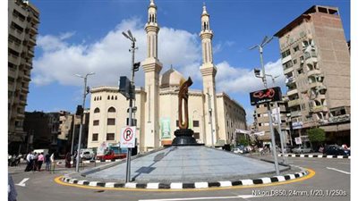 افتتاح ميدان الشيخ حسانين بالمنصورة بعد تطويره