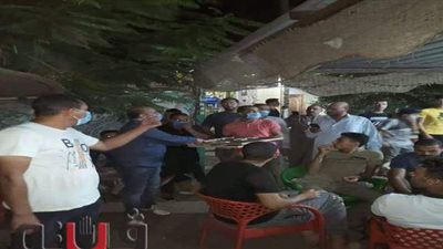 مصادرة الشيش وتحرير محاضر للمقاهي المخالفة في حملة لمواجهة كورونا بالسنطة