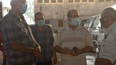 جولة تفقدية لرئيس حى المنتزه على الحملة الميكانيكية في الإسكندرية