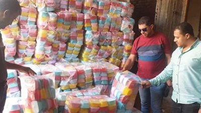 التحفظ علي مصنع أدوات منزلية به خامات لا تصلح للاستخدام الآدمي بالفيوم