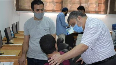 تنسيق جامعة القناة يواصل استقباله لطلاب الدبلومات الفنية