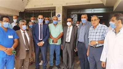 افتتاح أعمال تطوير مستشفى برج العرب