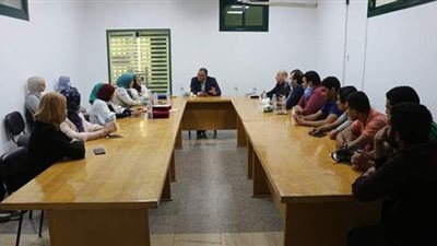 وفد أكاديمية البحث العلمي  يزور مكتب التايكو بجامعة المنصورة | صور