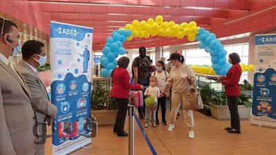 وصول أولى رحلات شركة أير أستانا إلى مطار شرم الشيخ