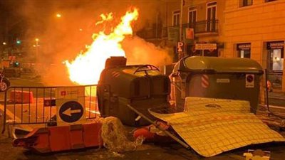 اندلاع أعمال شغب في كتالونيا بالتزامن مع ذكرى سقوط إعلان الاستقلال