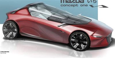 مازدا: Ichi Concept One  هجينيه تغير من وضعية السائق تلقائيا