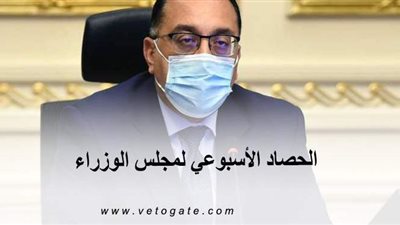 8 قرارات و12 اجتماعا و10 أنشطة.. الحصاد الأسبوعي لمجلس الوزراء | إنفوجراف