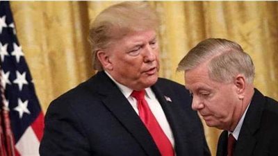 ليندسي جراهام يتحدث إلى ترامب ويكشفُ تطورات حالته  الصحية