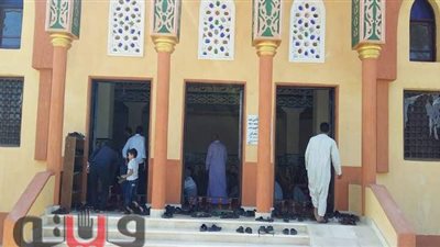 افتتاح مسجد الإيمان بمنطقة وش البحر  جنوب بورسعيد | صور