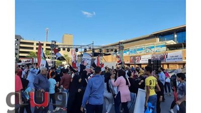 توافد المواطنين على سيدى جابر للاحتفال بنصر أكتوبر | صور